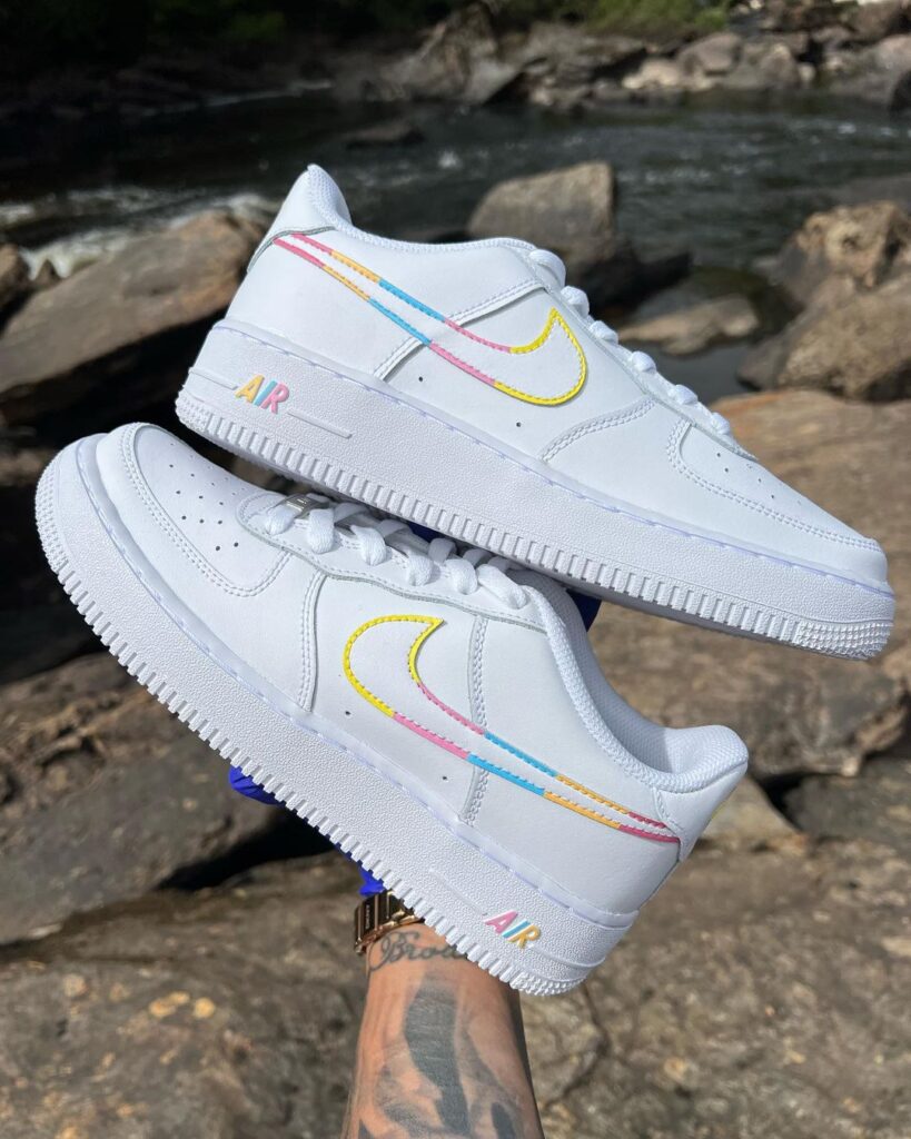 nike air force one pink shadow