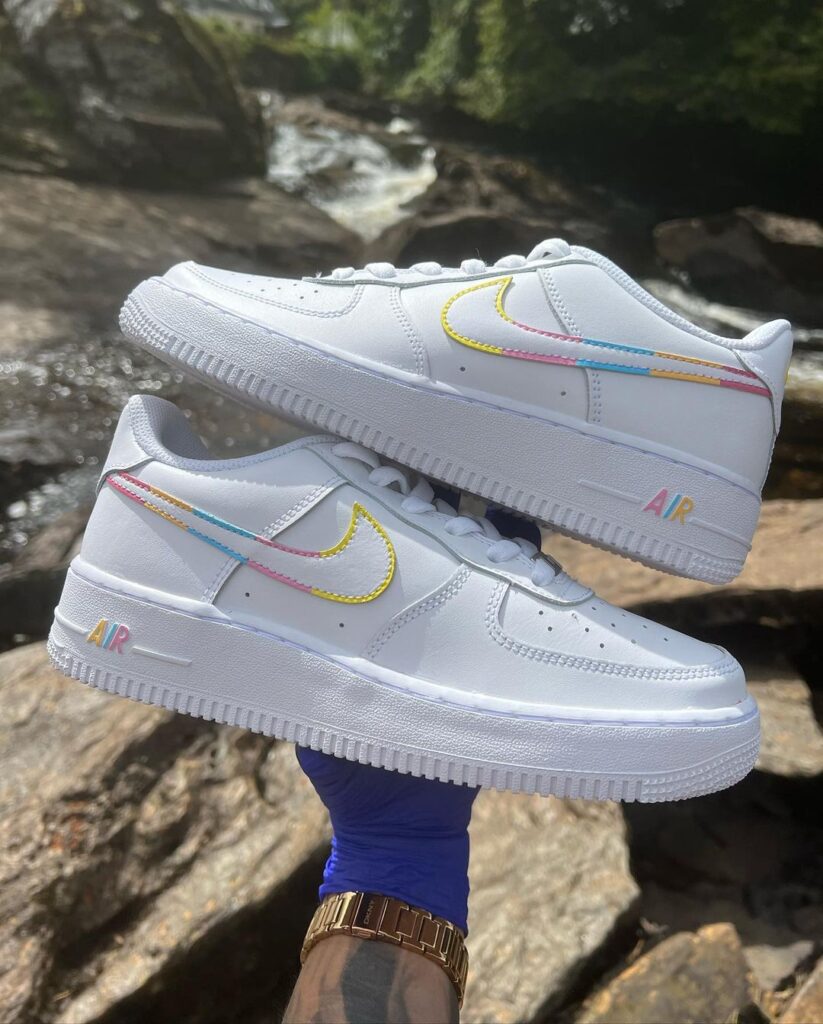 custom air force 1 pastel colors