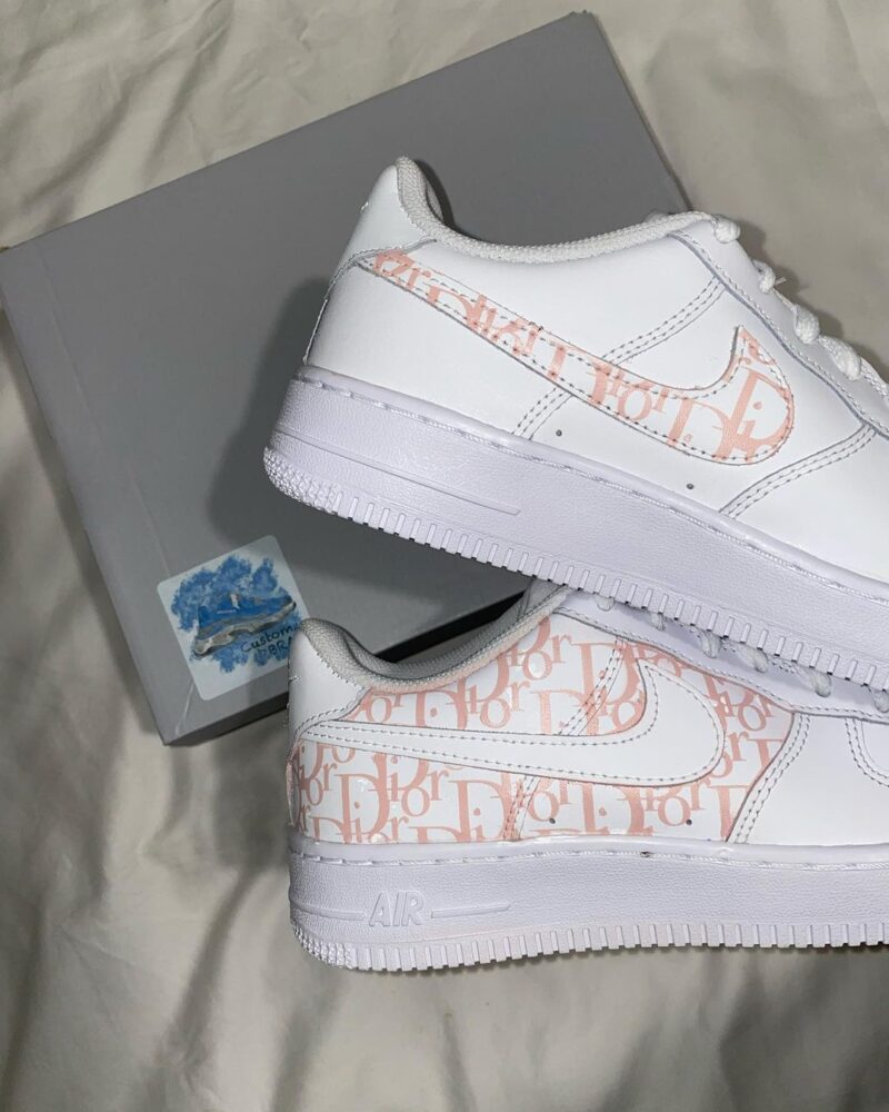 Pink Dior Air Force 1 Custom - Image 2