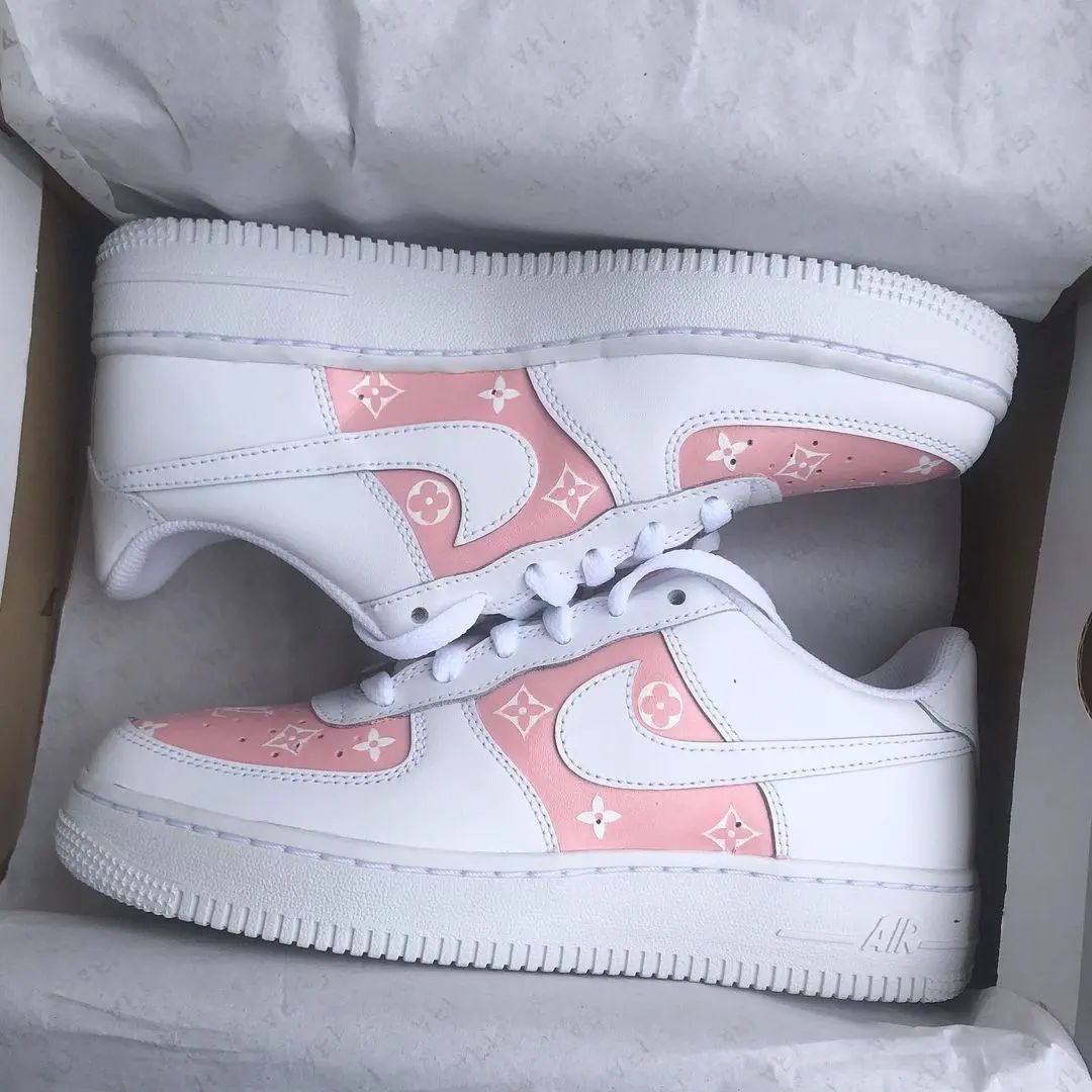 Shoes, Vandy The Pink Louis Vuitton Air Force 1