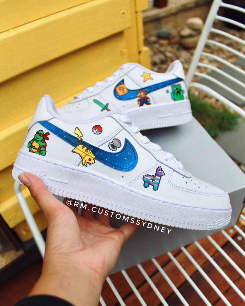 Pixel Air Force 1 Custom