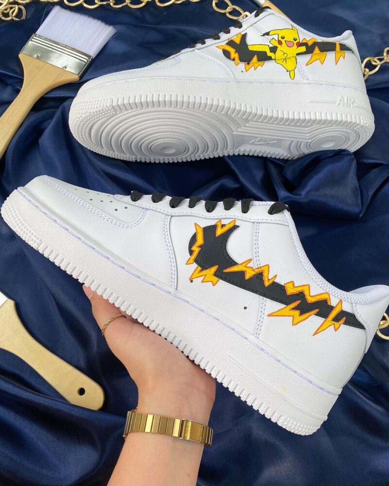 Pokemon - Pikachu Air Force 1 Custom - Image 4