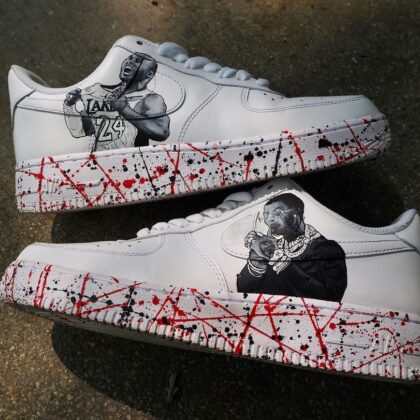 Pop Smoke x Kobe Bryant Air Force 1 Custom