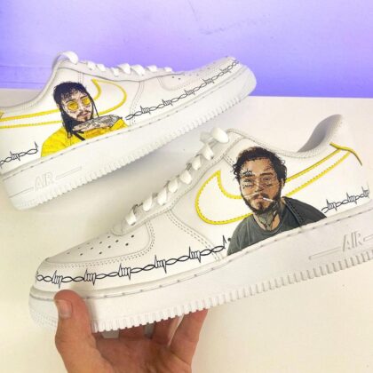 Post Malone Air Force 1 Custom