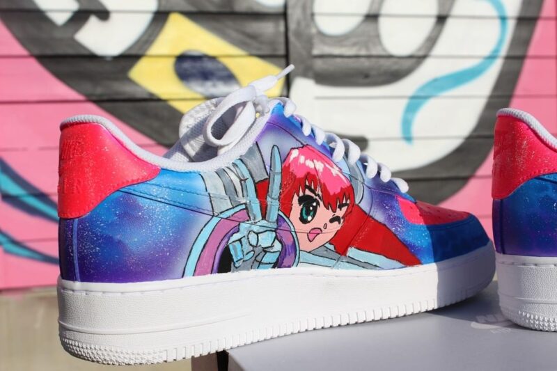 Princess Robot Bubblegum Air Force 1 Custom - Image 2