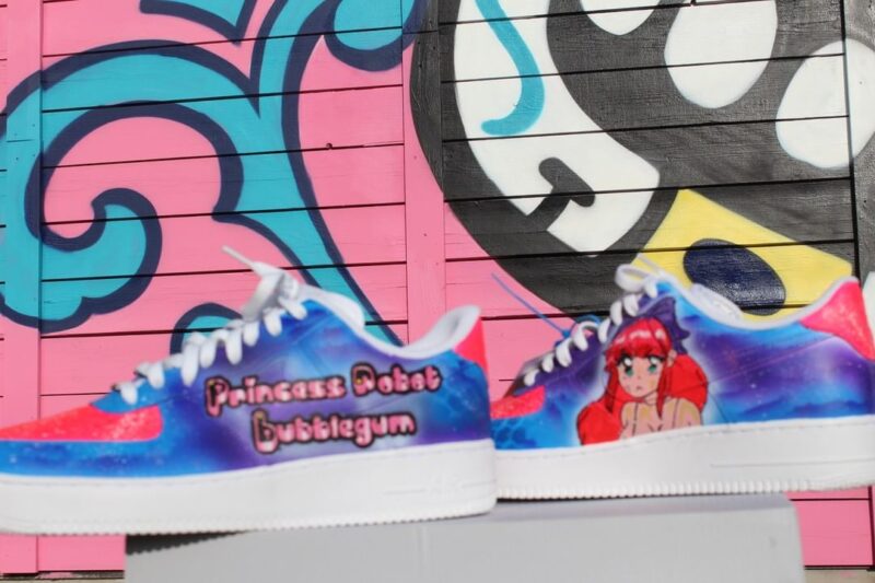 Princess Robot Bubblegum Air Force 1 Custom - Image 3