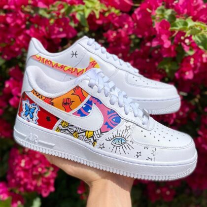 Psychedelic Air Force 1 Custom