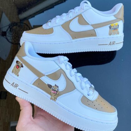 Pug Latte Air Force 1 Custom