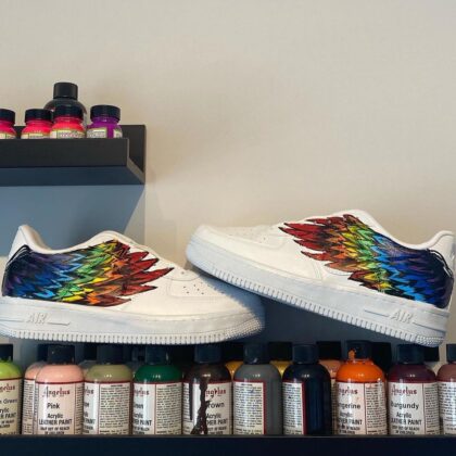 Rainbow Wings Air Force 1 Custom