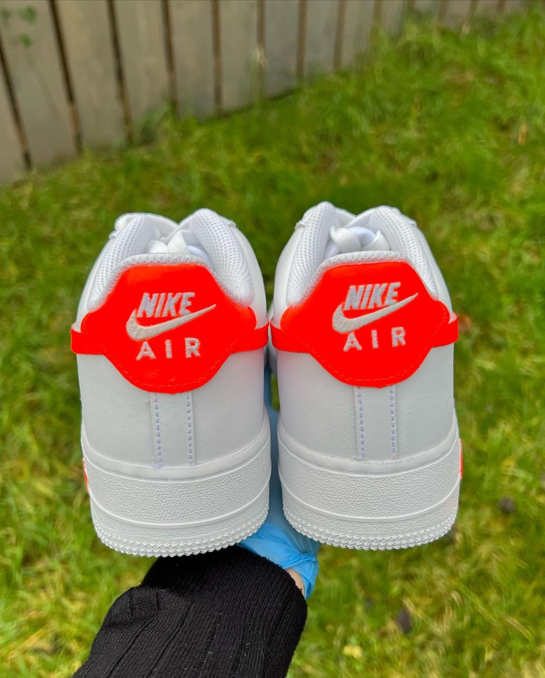 Custom AIR FORCE 1 - Red slime – TA Customs