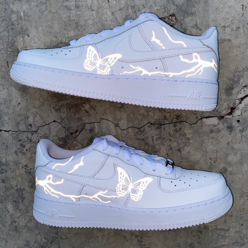 Reflective Air Force 1 Custom