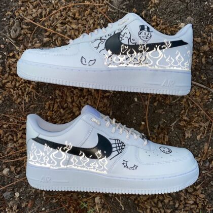 Reflective Air Force 1 Custom