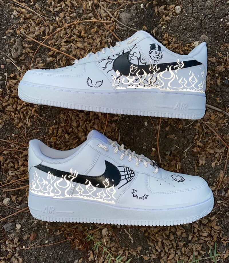 Reflective Air Force 1 Custom