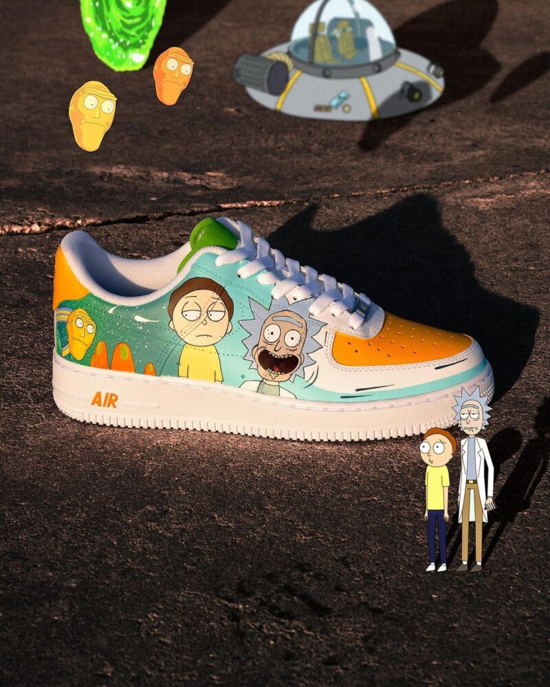 Rick and Morty Air Force 1 Custom