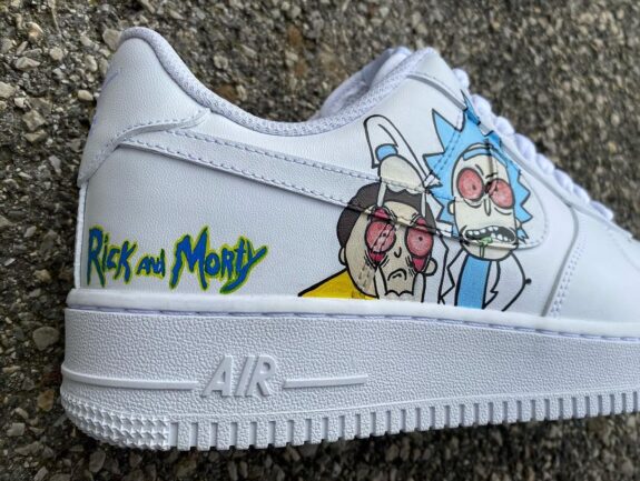 Rick and Morty Air Force 1 Custom - Daniel Customs