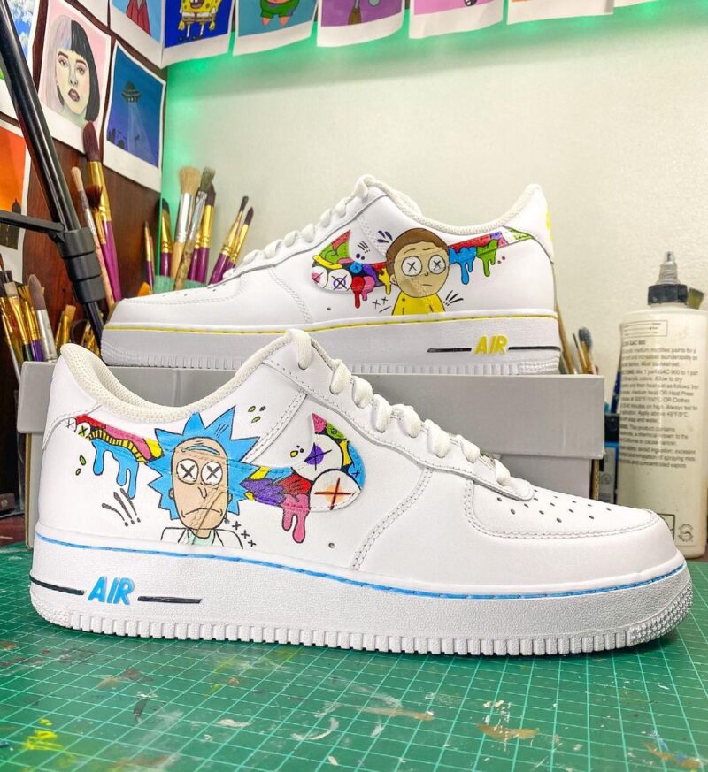 Rick and Morty Air Force 1 Custom