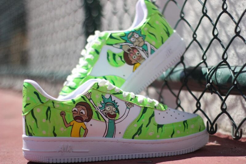 Rick and Morty Air Force 1 Custom