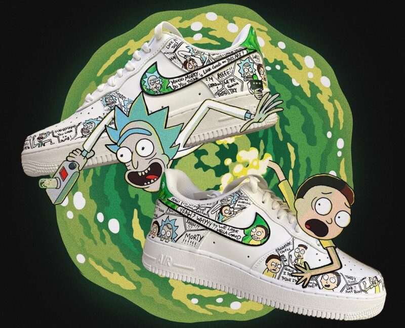 Rick and Morty Air Force 1 Custom