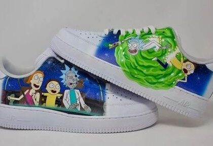 Rick and Morty Air Force 1 Custom