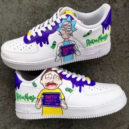 Rick and Morty Air Force 1 Custom