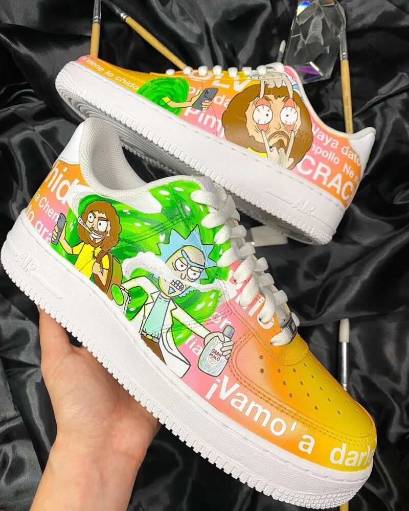 Rick and Morty Air Force 1 Custom