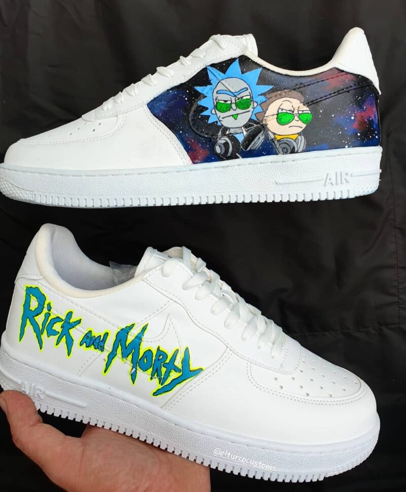 Rick and Morty Air Force 1 Custom