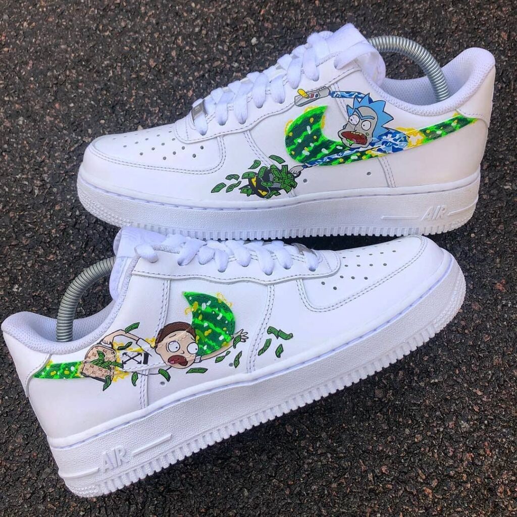 air force 1 rick and morty