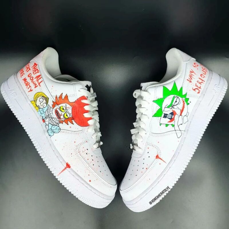Rick and Morty Air Force 1 Custom