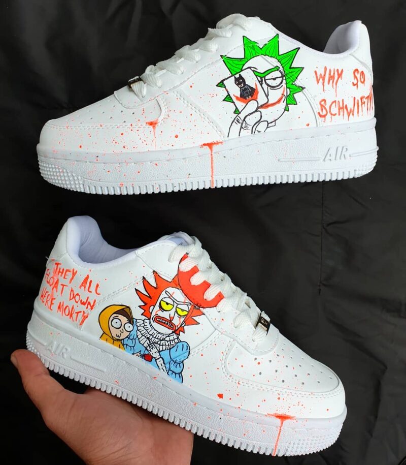 Rick and Morty Air Force 1 Custom