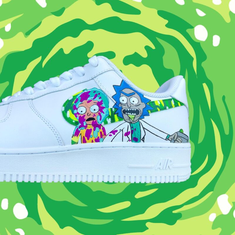 Rick and Morty Air Force 1 Custom - Image 3