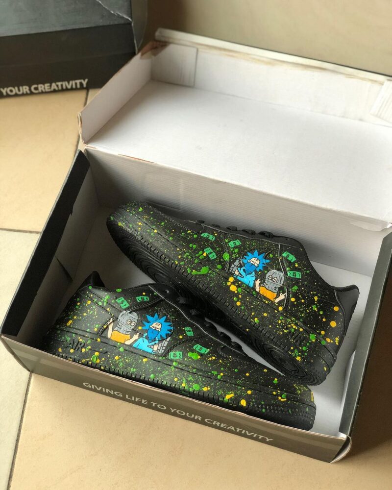 Rick and Morty Air Force 1 Custom