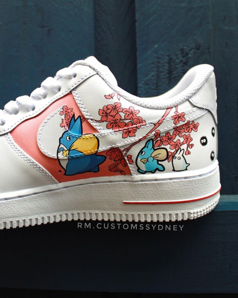 Rilakkuma x Totoro Air Force 1 Custom - Daniel Customs