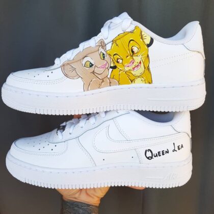 Simba and Nala Air Force 1 Custom