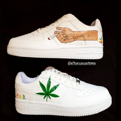 Smoke Weed Air Force 1 Custom