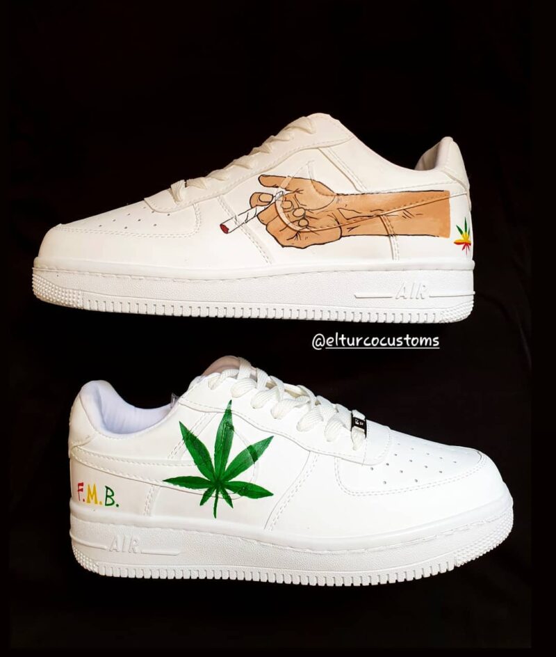 Smoke Weed Air Force 1 Custom