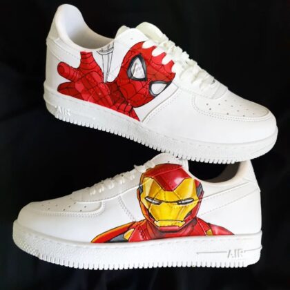 Spider-Man x Iron Man Air Force 1 Custom