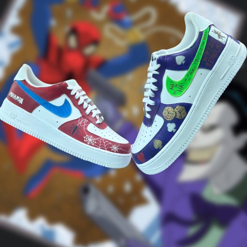 Spider-Man x Joker Air Force 1 Custom