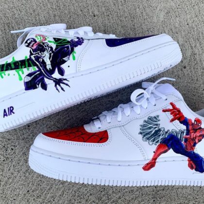 Spider-Man x Venom Air Force 1 Custom