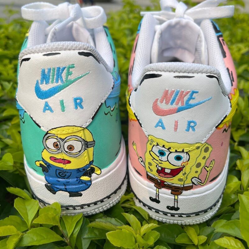 SpongeBob SquarePants Air Force 1 Custom - Image 2