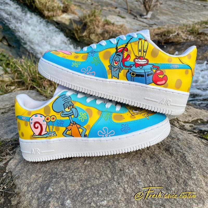 SpongeBob SquarePants Air Force 1 Custom