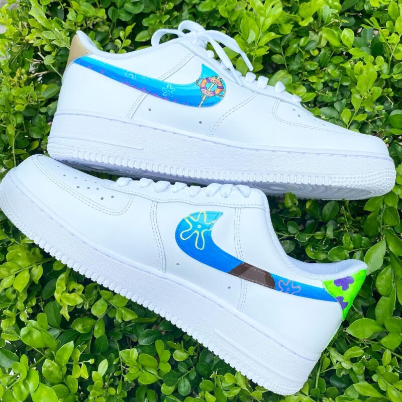 SpongeBob SquarePants Air Force 1 Custom - Image 2