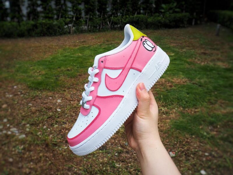 SpongeBob SquarePants Air Force 1 Custom - Image 4