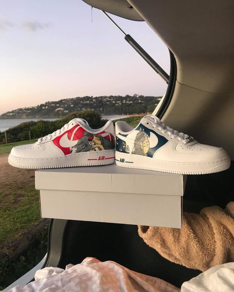 Studio Ghibli - Mononoke Hime x Totoro Air Force 1 Custom