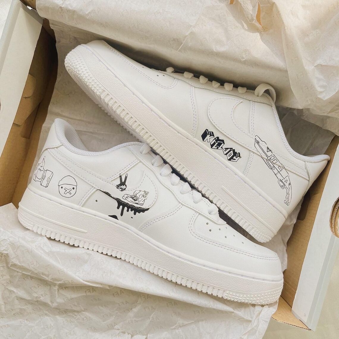 Studio Ghibli Air Force 1 Custom - Daniel Customs