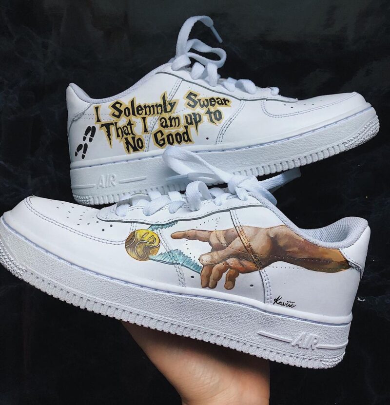 The Creation of Adam x Harry Potter Air Force 1 Custom