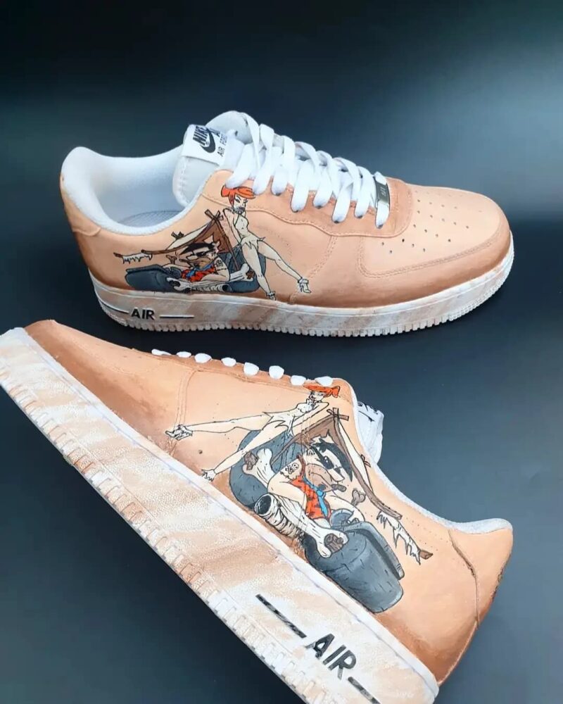 The Flintstones Air Force 1 Custom