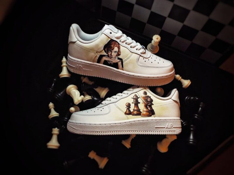 The Queen Gambit Air Force 1 Custom