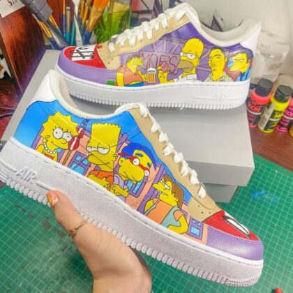 The Simpsons Air Force 1 Custom