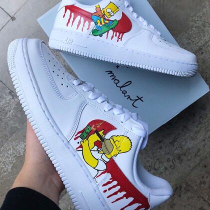 The Simpsons Air Force 1 Custom