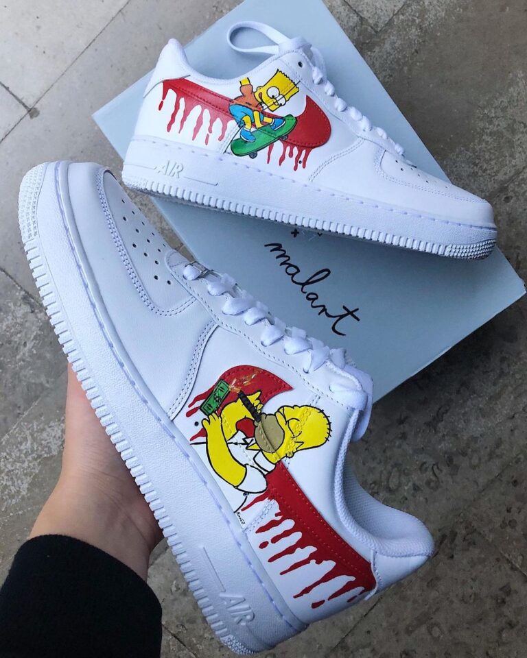 custom simpsons af1